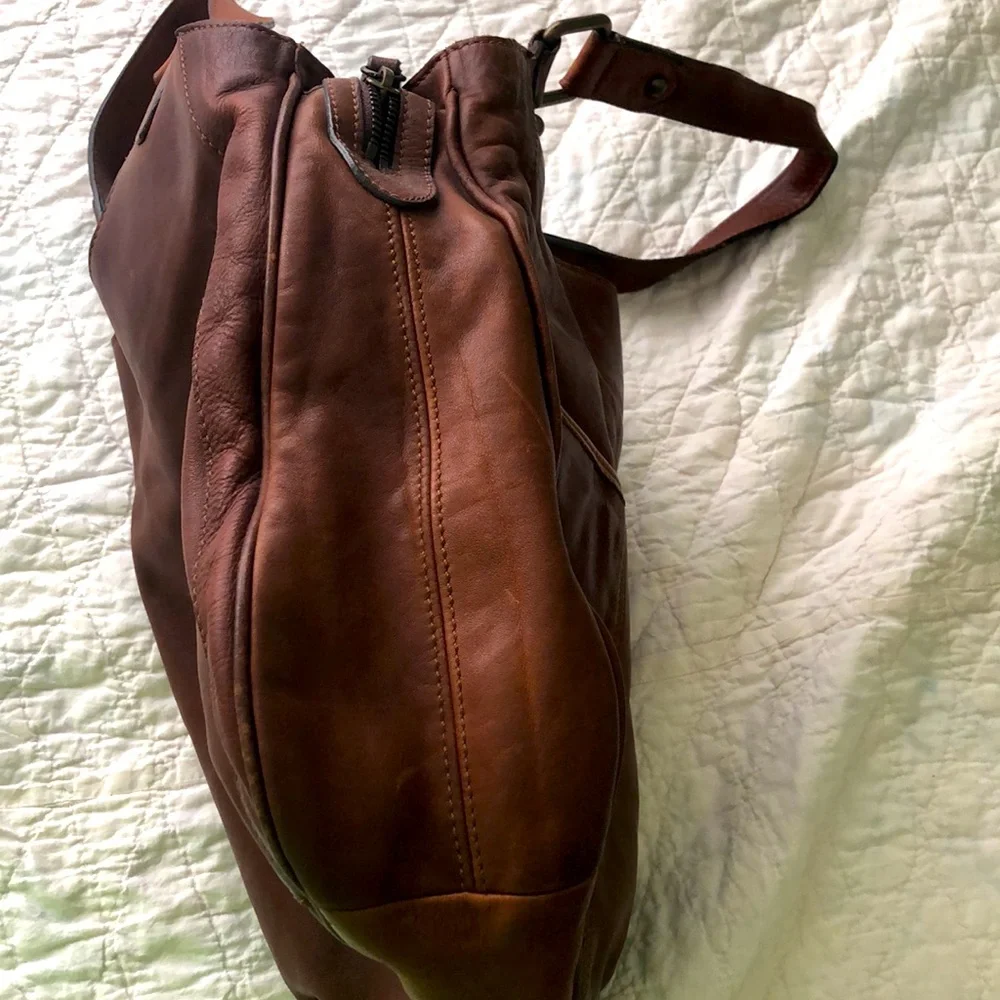 Banana Republic Leather Handbag - Picture 4 of 15